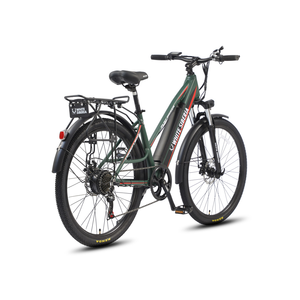 Электровелосипед  WHTE SIBERIA  LIGHT  матовый зеленый