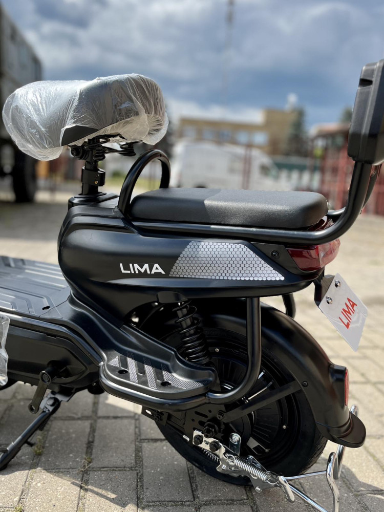 Электроскутер LIMA Ultra black (обновленная)