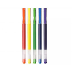 Набор гелевых ручек Xiaomi Rainbow Gel Pen 5 Colors MJZXB03WC - фото