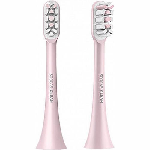 Сменные насадки для зубной щетки Xiaomi Soocas X3 Clean (Розовый) 2 шт.