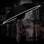 Зонт с фонариком Xiaomi Mi Zuodu (Черный)