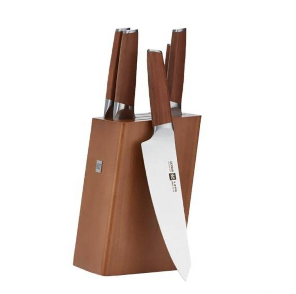 Набор ножей Xiaomi HuoHou German Steel Kitchen Knife Set HU0158 - фото