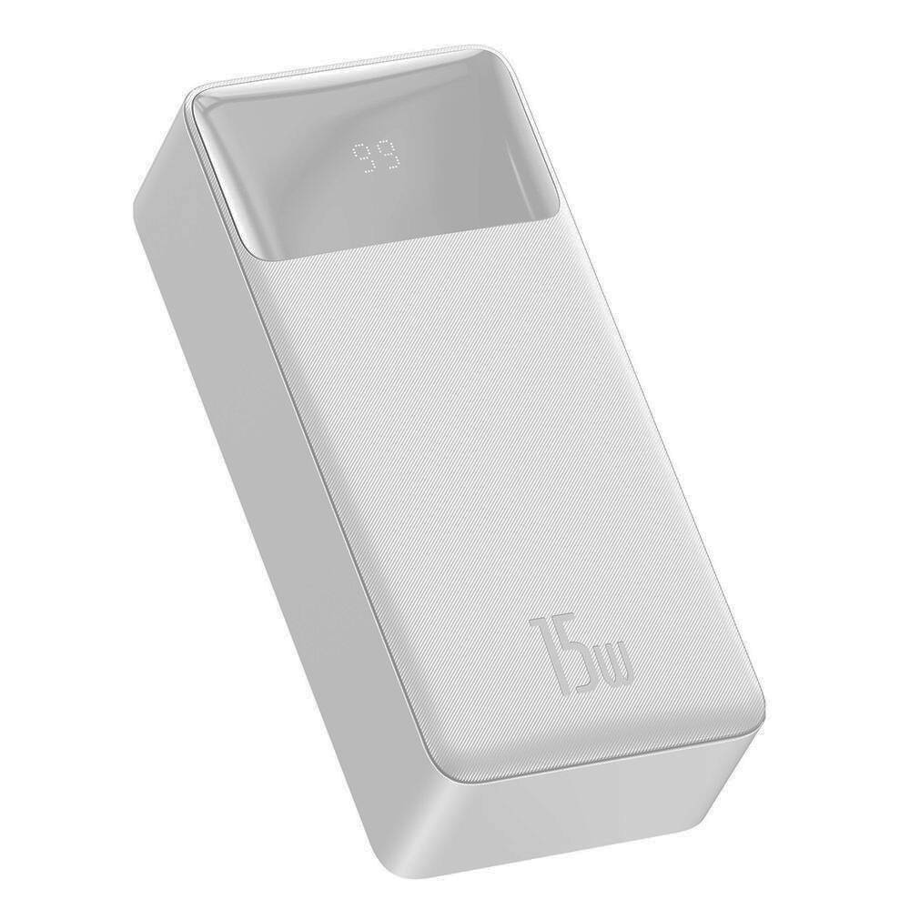 Внешний аккумулятор Baseus PPDML-J02 Bipow Digital Display Power bank 20000mAh 15W White