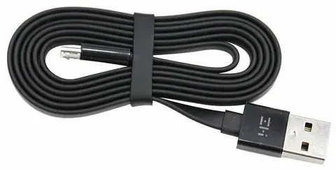 USB кабель Xiaomi ZMI MicroUSB для зарядки и синхронизации (AL600) длина 1,0 метр (черный)