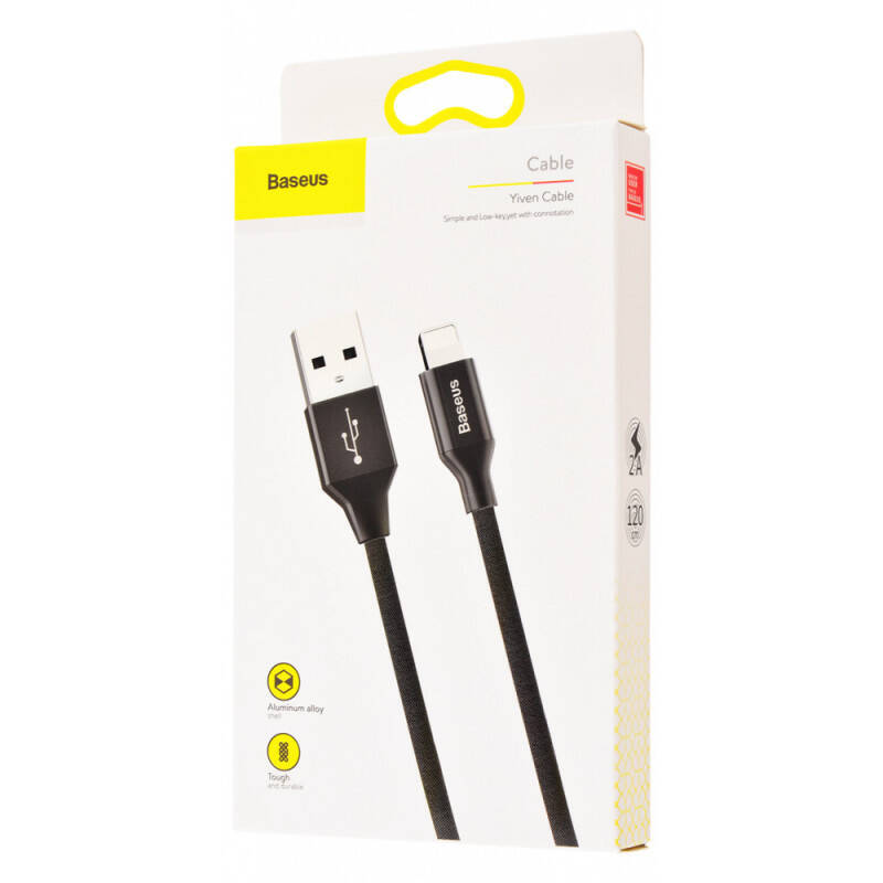 Кабель Baseus CALYW-01 Yiven Cable USB to Lightning 1.2m Black