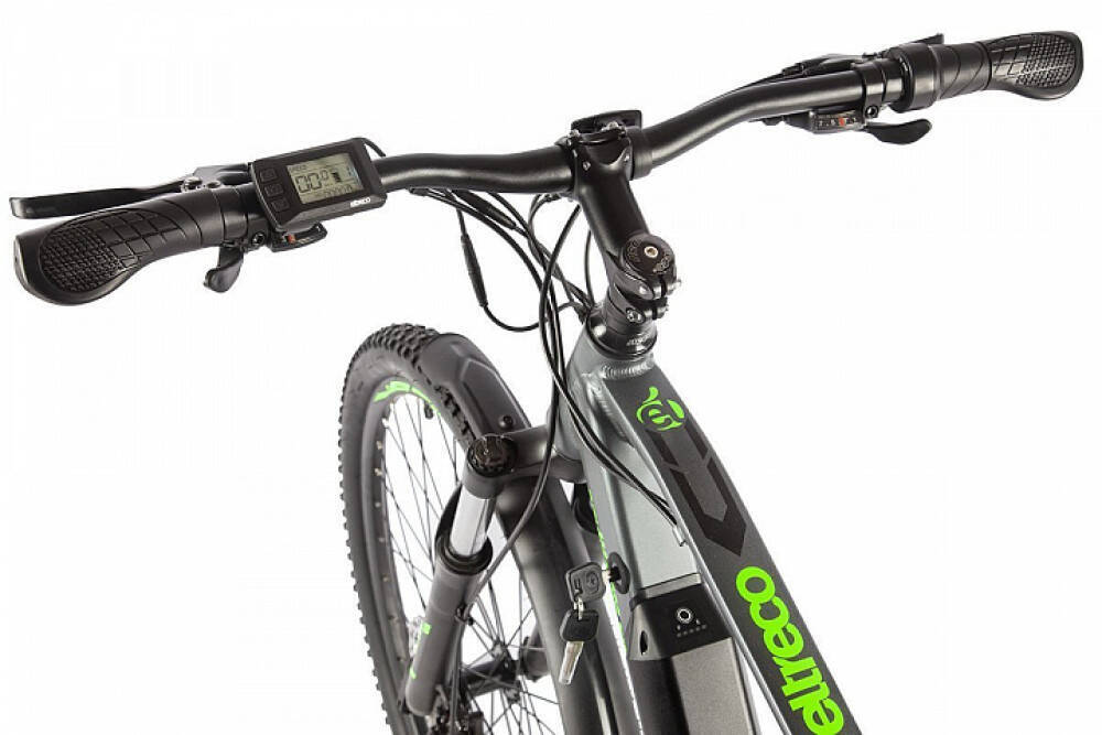 Велогибрид Eltreco Ultra MAX  Серо-зеленый
