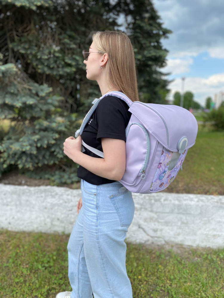 Рюкзак детский Ninetygo PURPLE smart school bag - фото2