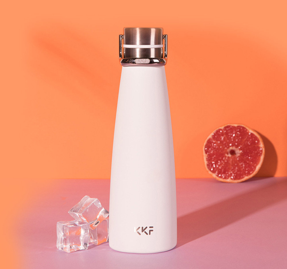 Термобутылка KKF Swag Vacuum Bottle 475 ml (S-U47WS) White