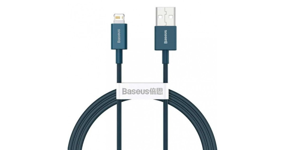 Кабель Baseus CALYS-C03 Supeior Series Fast Charging Data Cable USB to Lightning 2.4A 2m Blue