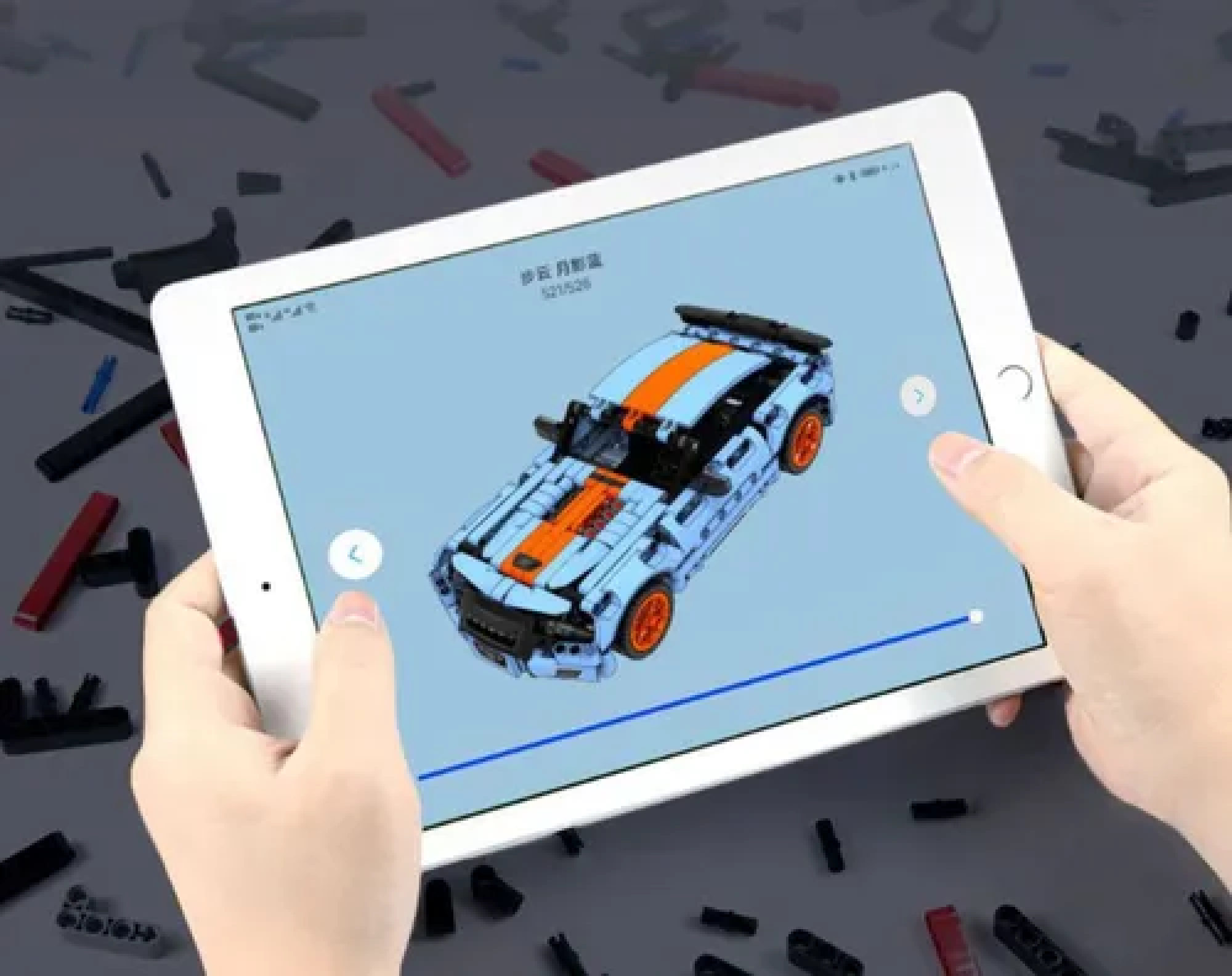 Конструктор Xiaomi Onebot Building Blocks Static Supercar Toy Car Black