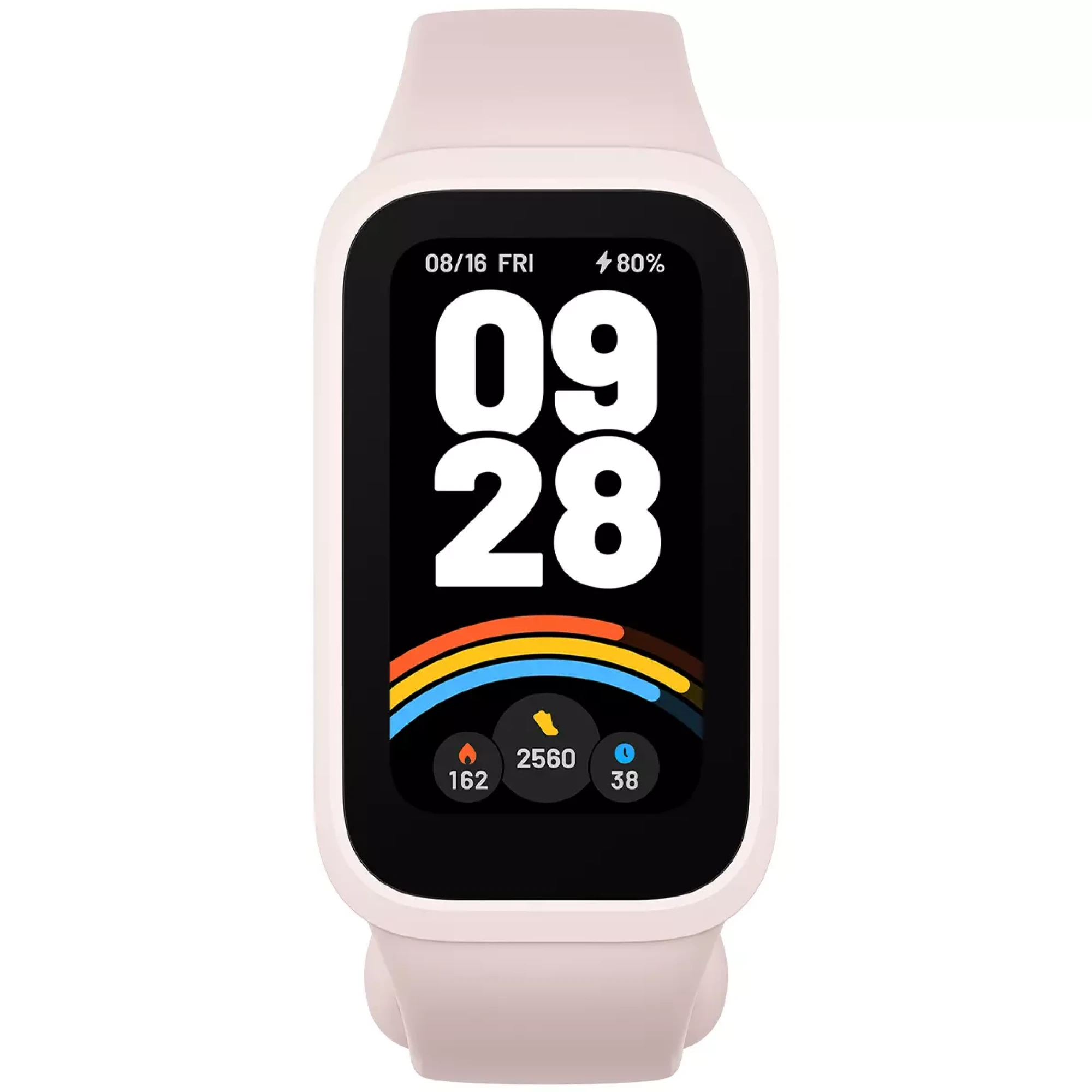 BHR9917GL Фитнес-браслет (смарт-браслет) с экраном Xiaomi Smart Band 9 Active (Pink) (M2435B1)