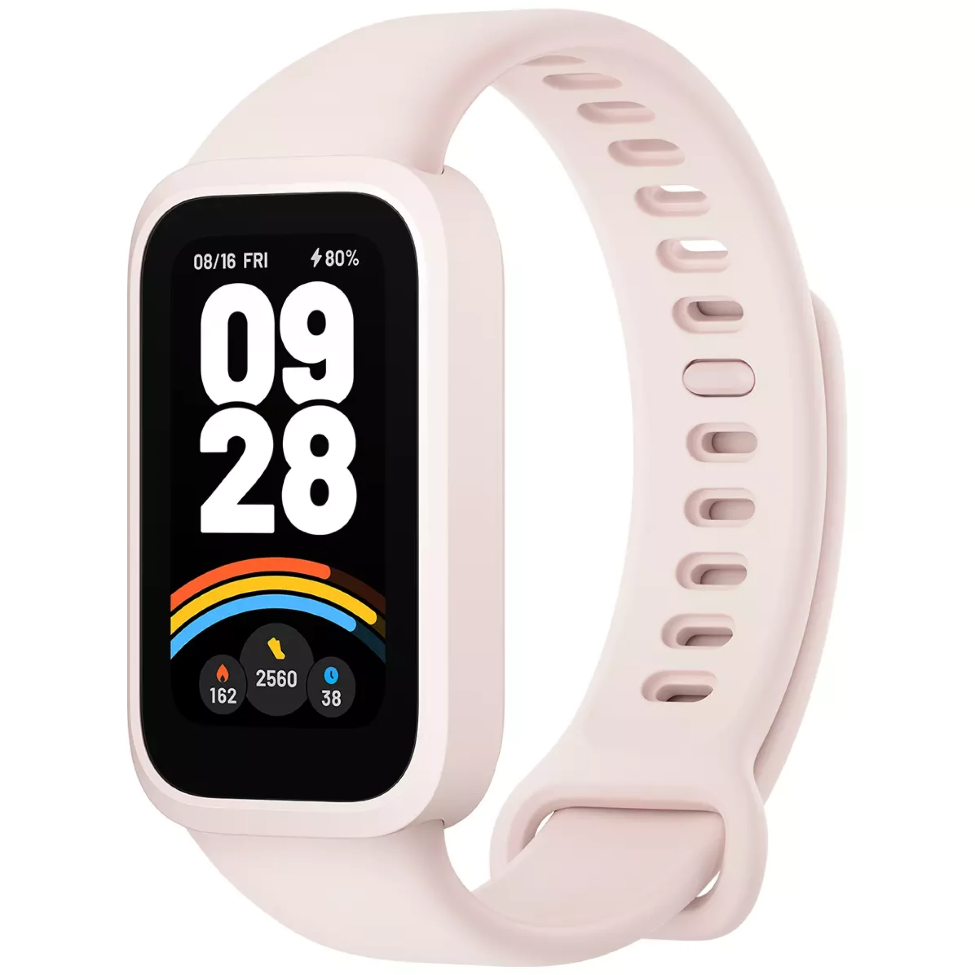 BHR9917GL Фитнес-браслет (смарт-браслет) с экраном Xiaomi Smart Band 9 Active (Pink) (M2435B1)