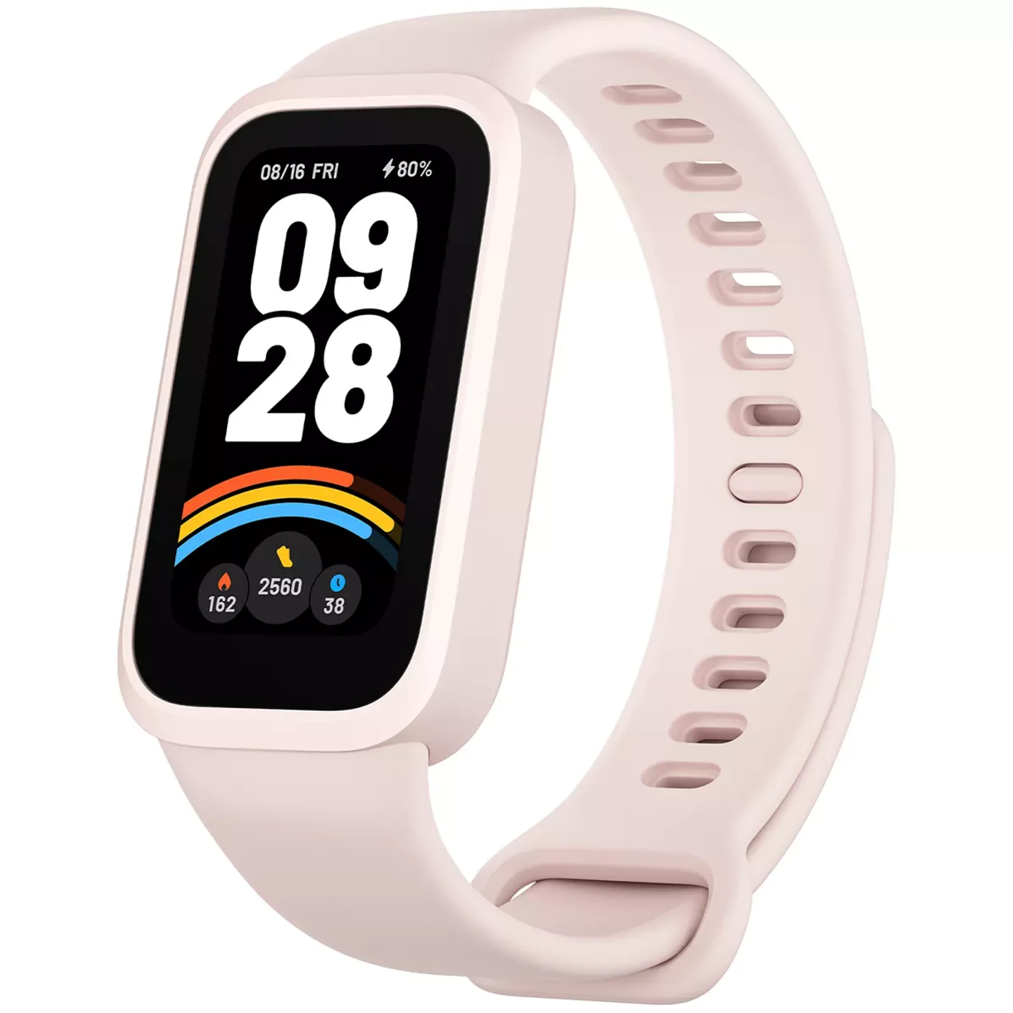 BHR9917GL Фитнес-браслет (смарт-браслет) с экраном Xiaomi Smart Band 9 Active (Pink) (M2435B1)