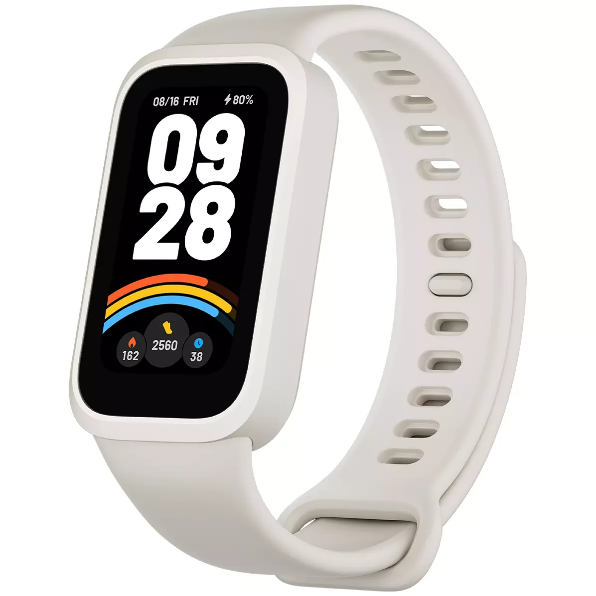 BHR9441GL Фитнес-браслет (смарт-браслет) с экраном Xiaomi Smart Band 9 Active (Beige White) (M2435B1)