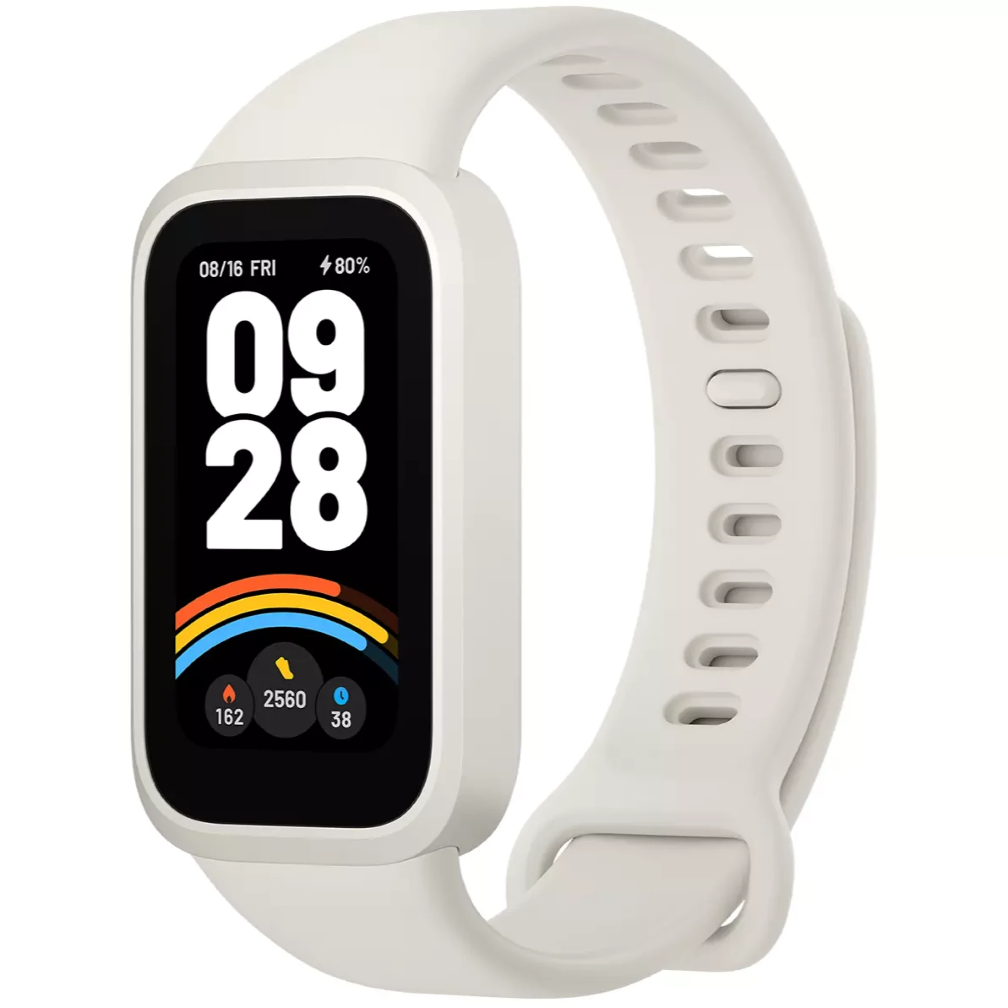 BHR9441GL Фитнес-браслет (смарт-браслет) с экраном Xiaomi Smart Band 9 Active (Beige White) (M2435B1)