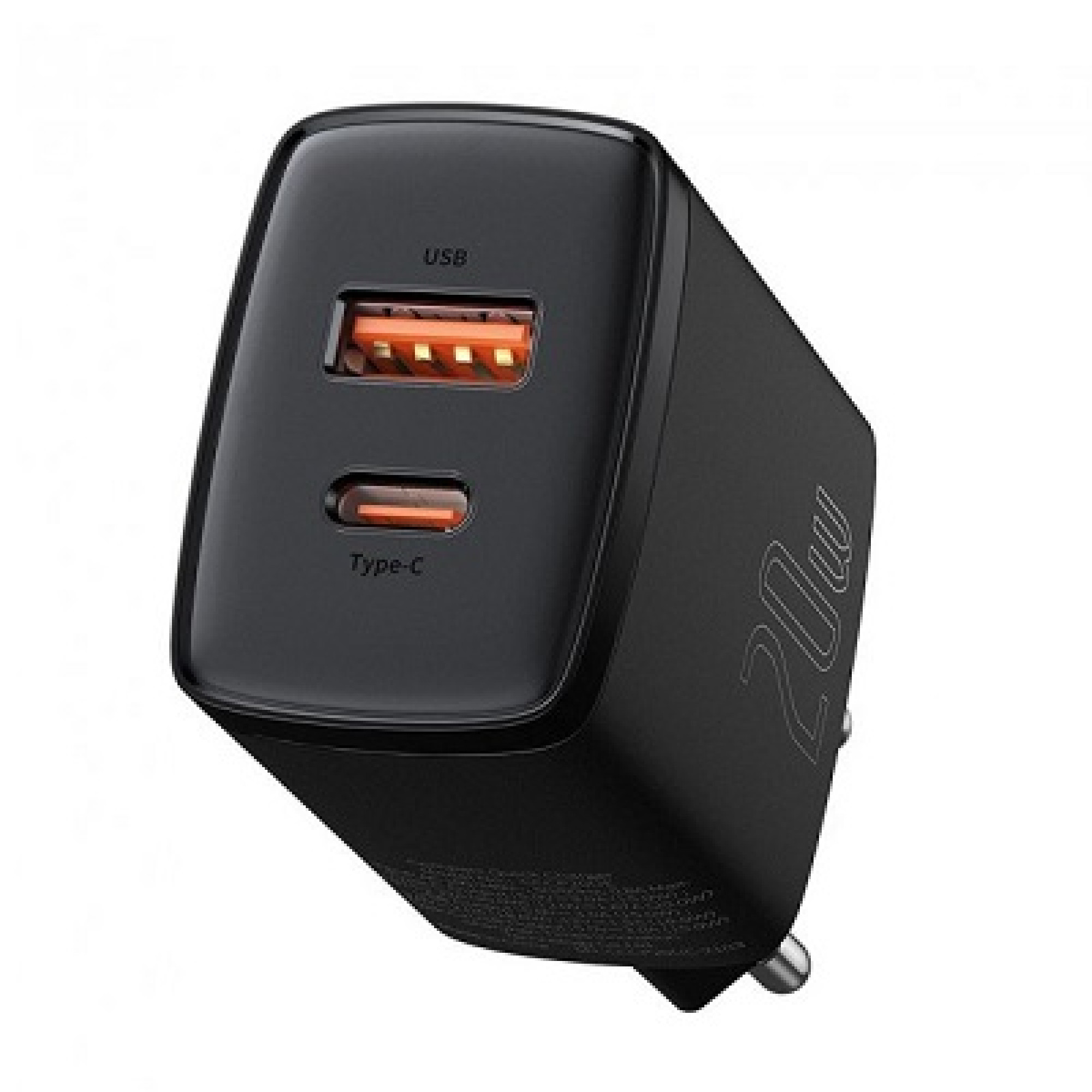 Сетевое зарядное устройство Baseus CCXJ-B01 Compact Quick Charger USB+Type-C 20W Black (CCCP20UE)