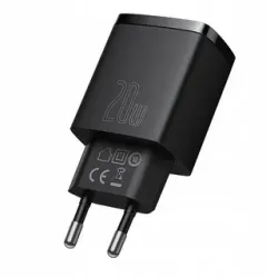 Сетевое зарядное устройство Baseus CCXJ-B01 Compact Quick Charger USB+Type-C 20W Black - фото