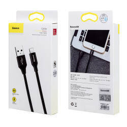 Кабель Baseus CALYW-A01 Yiven Cable USB to Lightning 1.8m Black - фото