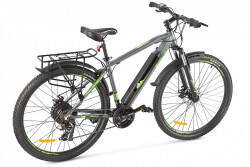 Велогибрид Eltreco Ultra MAX PRO Серо-зеленый - фото2