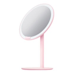 Настольное зеркало с подсветкой Xiaomi Amiro Lux High Color (170 mm.) (Розовый) - фото