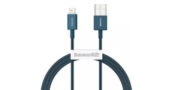 Кабель Baseus CALYS-C03 Supeior Series Fast Charging Data Cable USB to Lightning 2.4A 2m Blue - фото