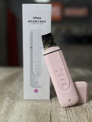 Аппарат ультразвуковой чистки лица Xiaomi InFace MS7100 (Pink) - фото