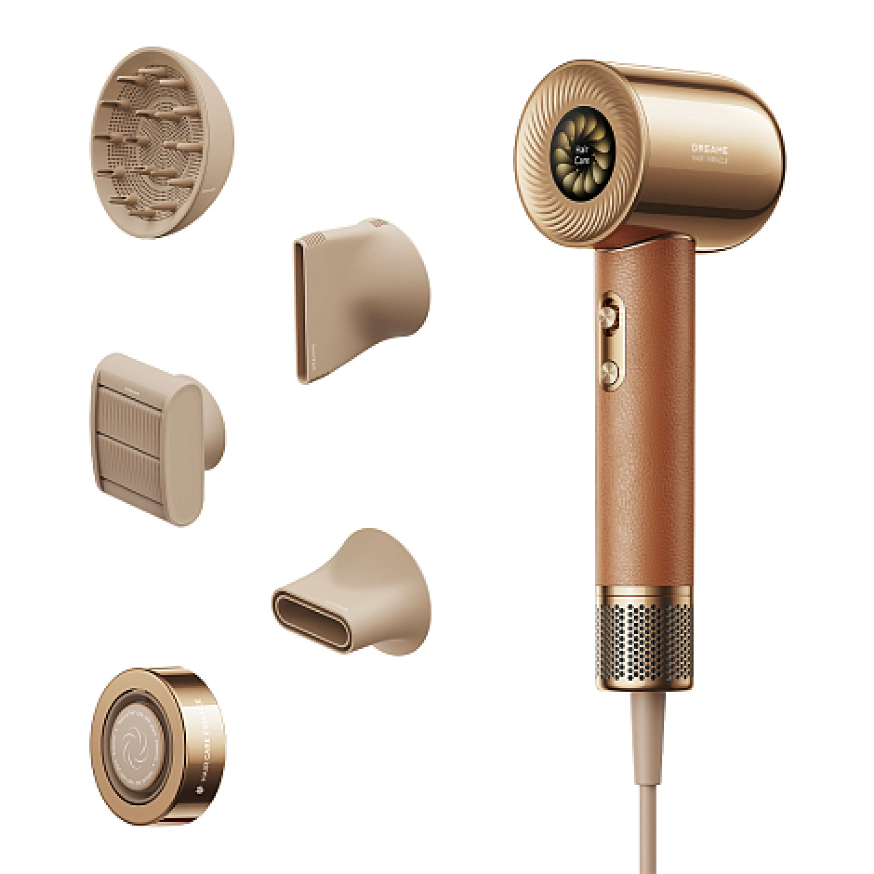 Фен Dreame hairdryer Miracle Gold (AHD9) - фото2