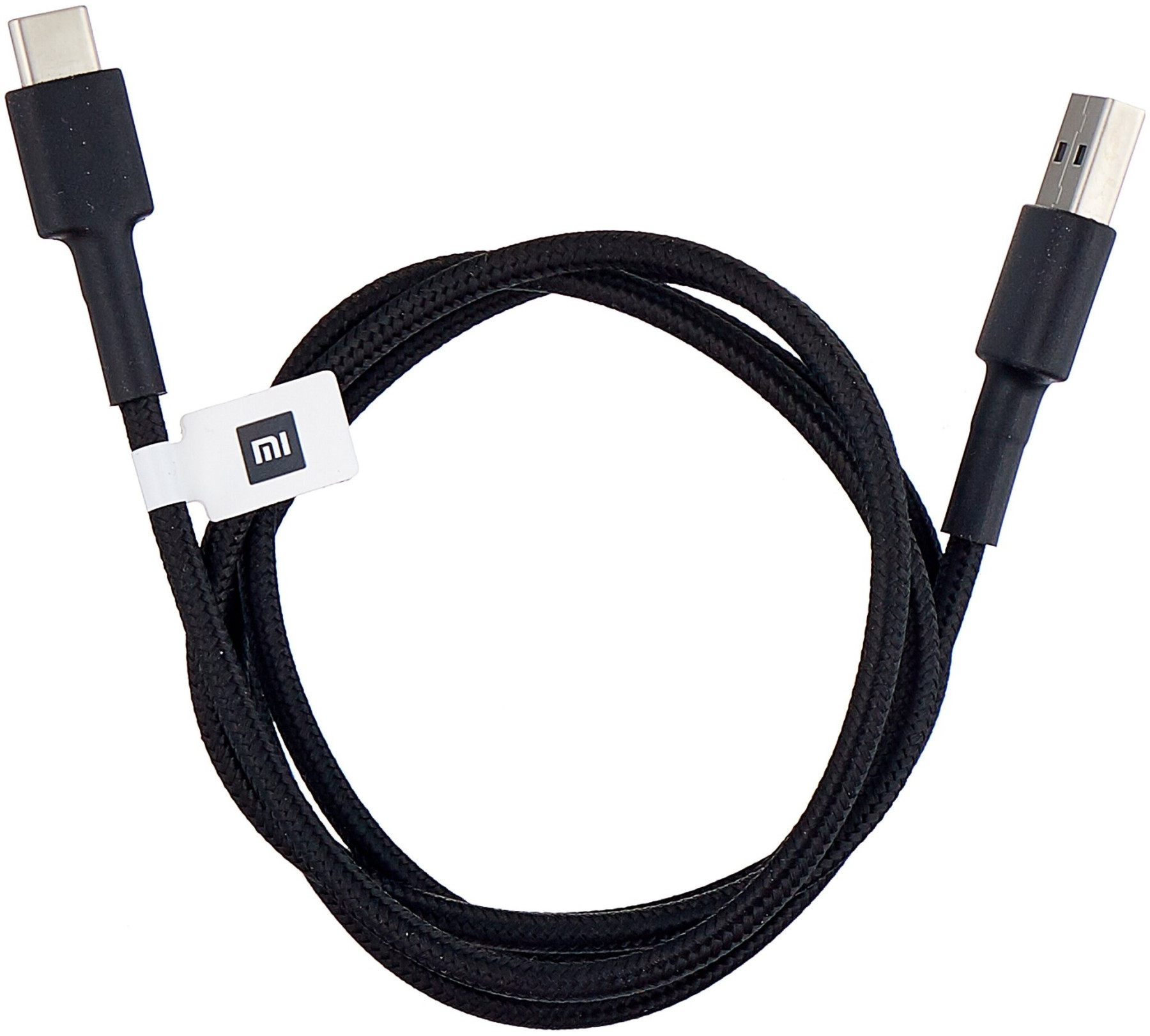 SJV4109GL Соединительный кабель Xiaomi Mi Type-C Braided Cable (Black) (SJX10ZM) - фото