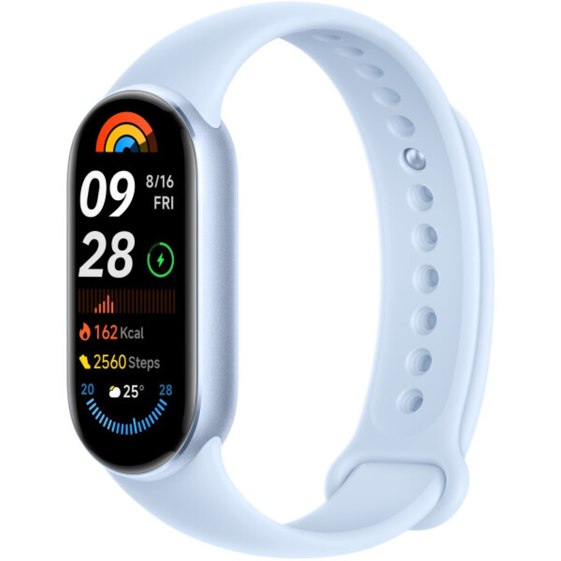 Фитнес-браслет Xiaomi Smart Band 9 Glacier Blue (M2345B1) - фото